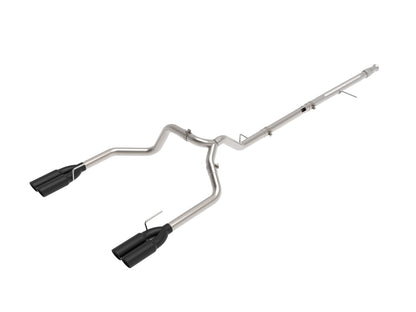 Vulcan Series 3 Inch 304 Stainless Steel Dpf-Back Exhaust System w/ Tip GM Trucks 20-22 L6-3.0L (td) LM2 aFe Power-6