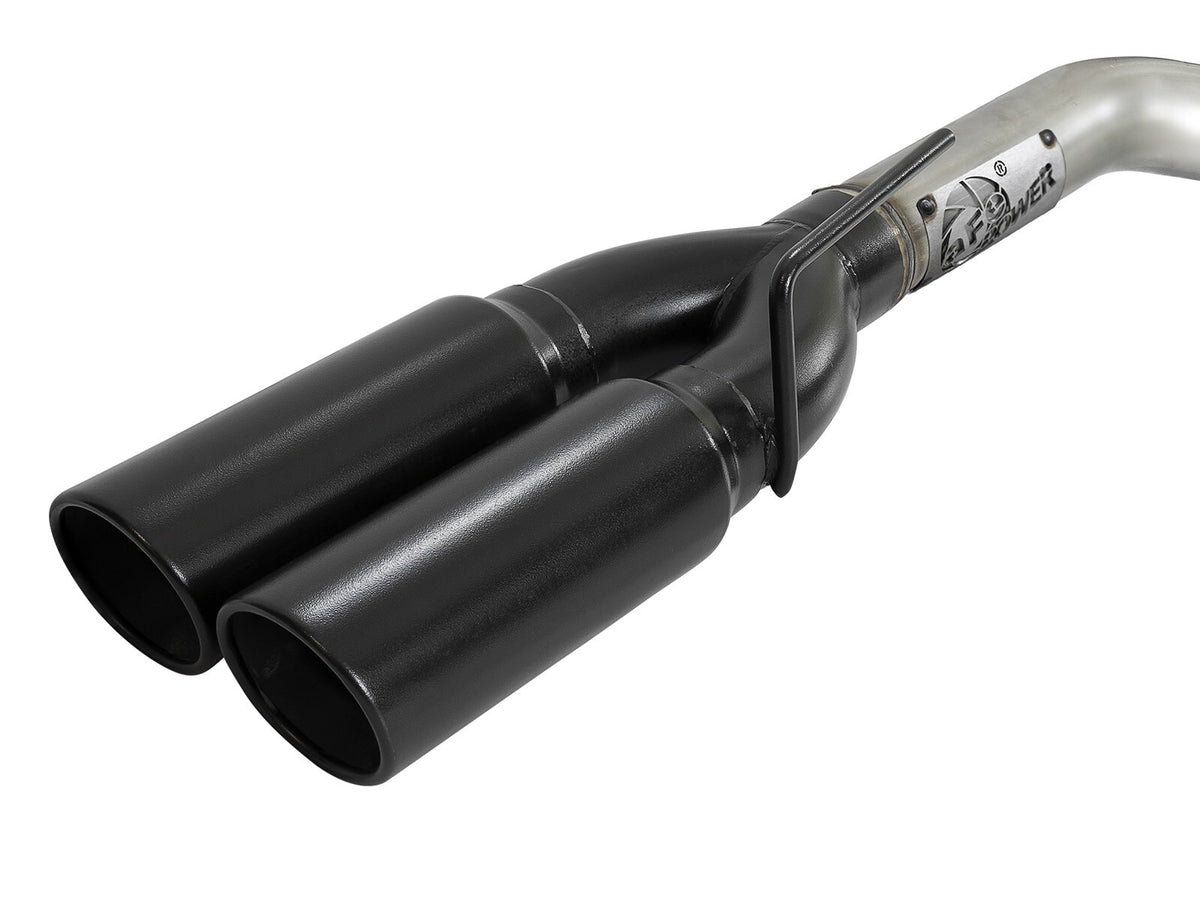 Vulcan Series 3 Inch 304 Stainless Steel Dpf-Back Exhaust System w/ Tip GM Trucks 20-22 L6-3.0L (td) LM2 aFe Power-7