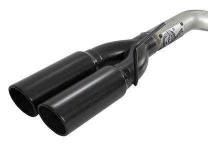 Vulcan Series 3 Inch 304 Stainless Steel Dpf-Back Exhaust System w/ Tip GM Trucks 20-22 L6-3.0L (td) LM2 aFe Power-7