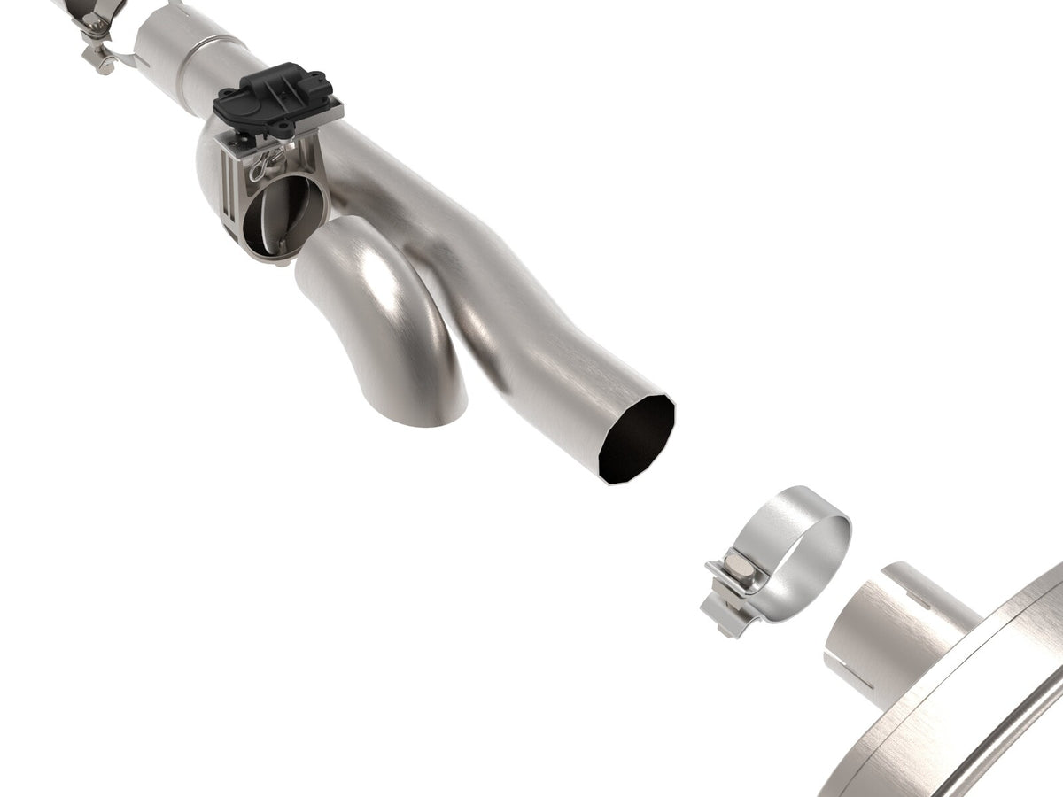 Gemini Xv 3 Inch 304 Stainless Steel Cat-Back Exhaust System w/ Cut-Out GM Trucks 09-18 V6-4.3/V8-4.8/5.3L Passenger and Driver Side Exit Location aFe Power-9