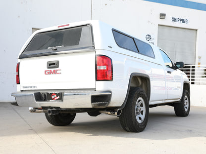 Gemini Xv 3 Inch 304 Stainless Steel Cat-Back Exhaust System w/ Cut-Out GM Trucks 09-18 V6-4.3/V8-4.8/5.3L Passenger and Driver Side Exit Location aFe Power-6