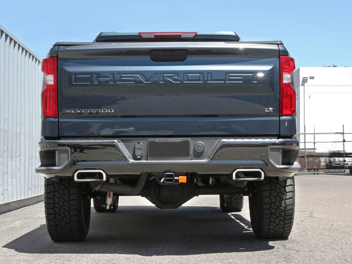 Gemini Xv 3 Inch 304 Stainless Steel Cat-Back Exhaust System w/ Cut-Out GM Silverado/Sierra 1500 19-26 V8-5.3L aFe Power-25