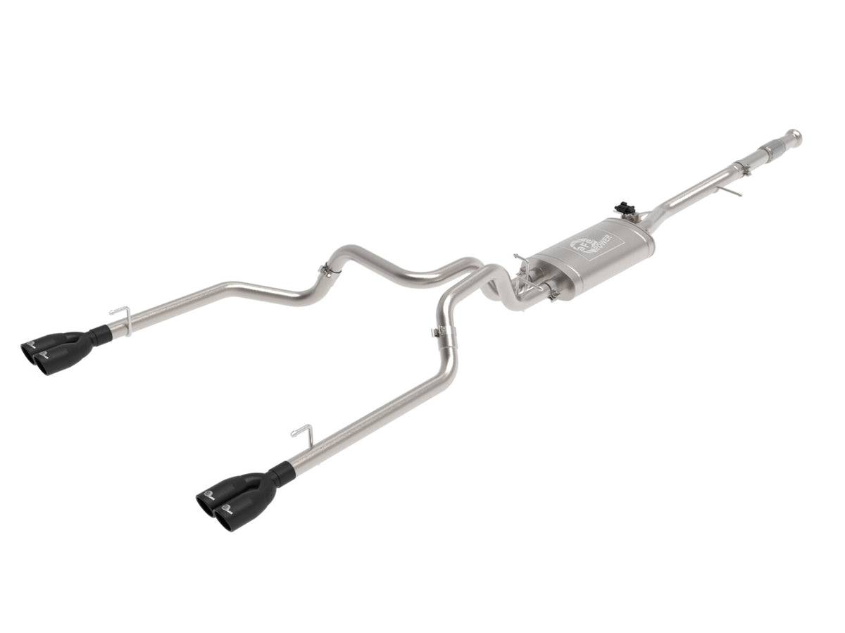 Gemini Xv 3 Inch 304 Stainless Steel Cat-Back Exhaust System w/ Cut-Out GM Silverado/Sierra 1500 19-26 V8-5.3L aFe Power-9