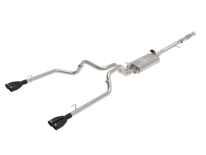 Gemini Xv 3 Inch 304 Stainless Steel Cat-Back Exhaust System w/ Cut-Out GM Silverado/Sierra 1500 19-26 V8-5.3L aFe Power-9