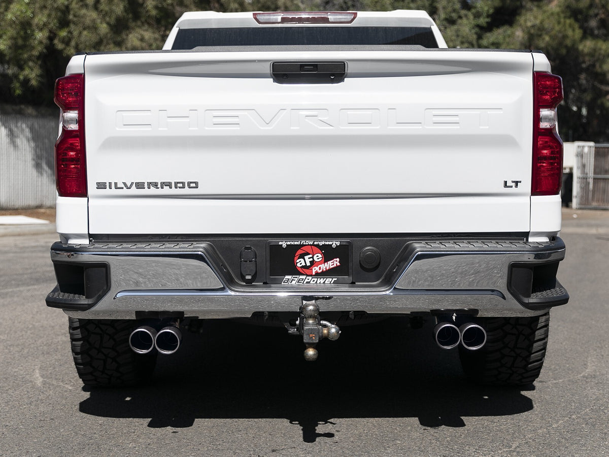 Gemini Xv 3 Inch 304 Stainless Steel Cat-Back Exhaust System w/ Cut-Out GM Silverado/Sierra 1500 19-26 V8-5.3L aFe Power-16