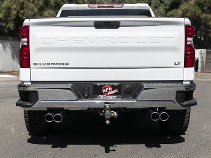Gemini Xv 3 Inch 304 Stainless Steel Cat-Back Exhaust System w/ Cut-Out GM Silverado/Sierra 1500 19-26 V8-5.3L aFe Power-16