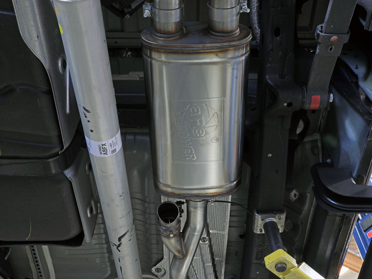 Gemini Xv 3 Inch 304 Stainless Steel Cat-Back Exhaust System w/ Cut-Out GM Silverado/Sierra 1500 19-26 V8-5.3L aFe Power-17