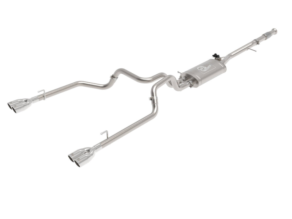 Gemini Xv 3 Inch 304 Stainless Steel Cat-Back Exhaust System w/ Cut-Out GM Silverado/Sierra 1500 19-26 V8-5.3L aFe Power