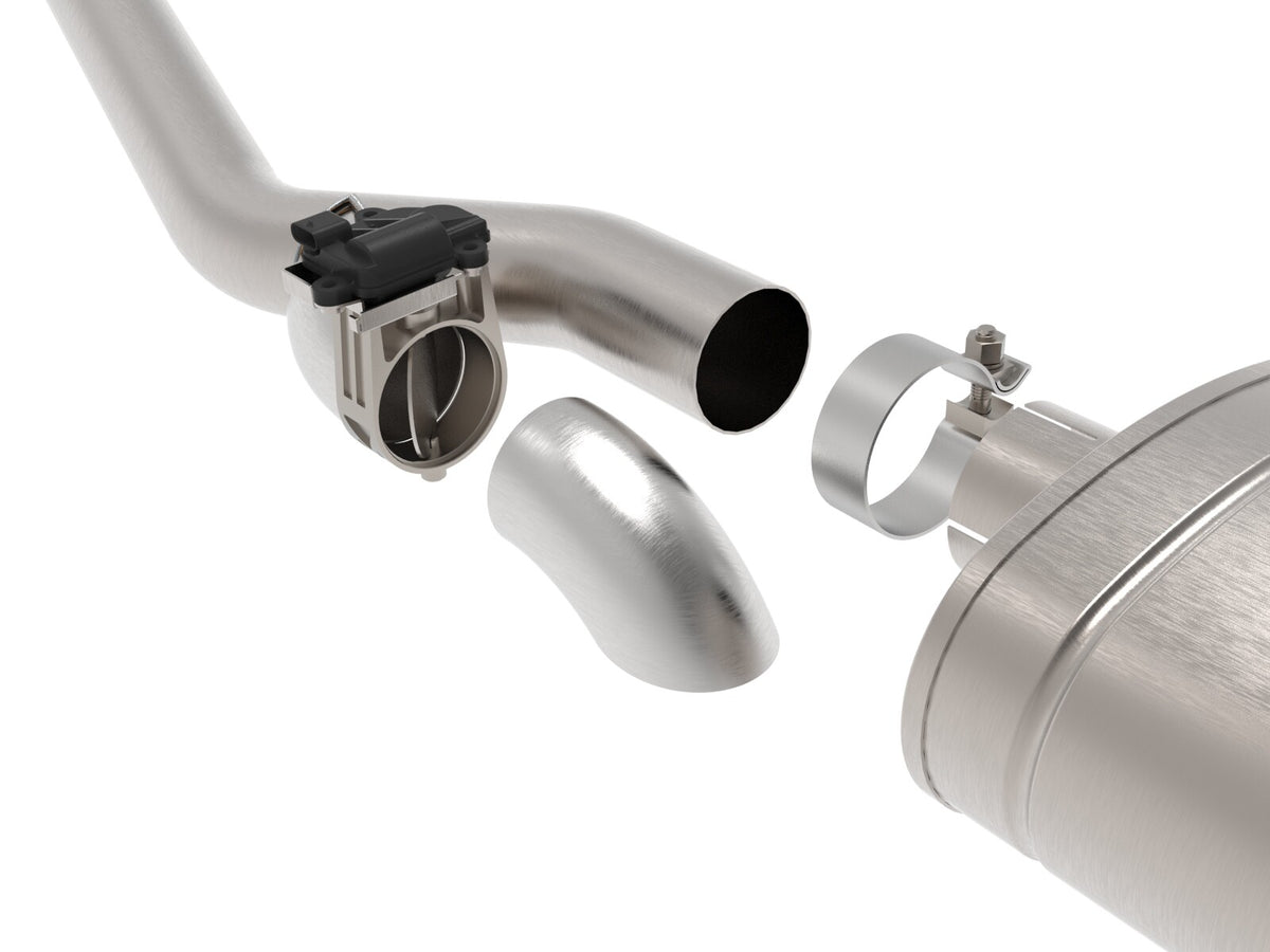 Gemini Xv 3 Inch 304 Stainless Steel Cat-Back Exhaust System w/ Cut-Out GM Silverado/Sierra 1500 19-26 V8-5.3L aFe Power-1