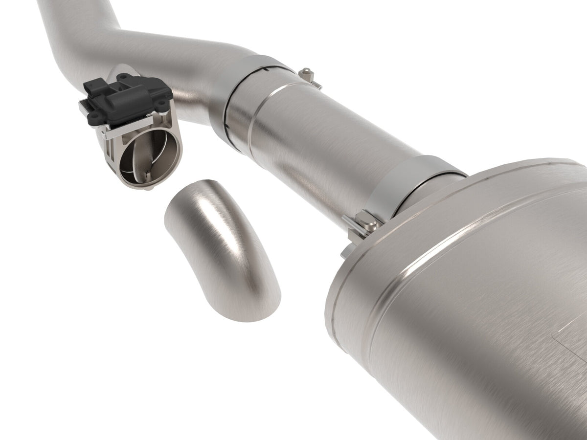 Gemini Xv 3 Inch 304 Stainless Steel Cat-Back Hi-Tuck Exhaust System w/ Cut-Out GM Silverado/Sierra 1500 19-26 V8-6.2L aFe Power-1