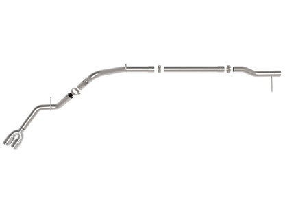 Rebel Xd Series 3 Inch 304 Stainless Steel Dpf-Back Exhaust w/Dual Tips GM Trucks 23-26 L6-3.0L (td) LZ0 aFe Power-1