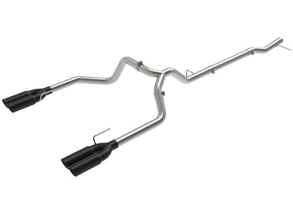 Vulcan Series 3 Inch 304 Stainless Steel Dpf-Back Exhaust System w/ Tip GM Trucks 23-26 L6-3.0L (td) LZ0 aFe Power-5