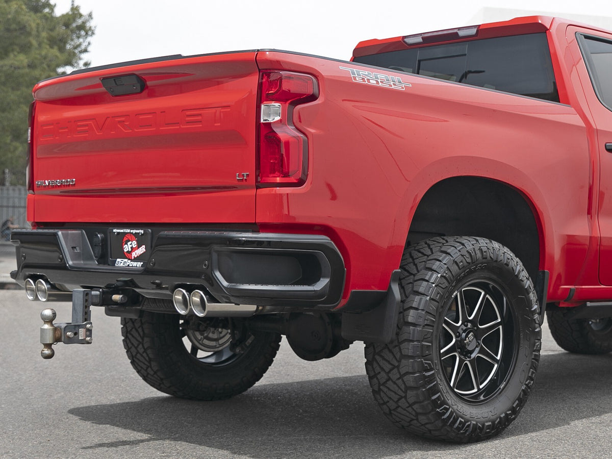 Vulcan Series 3 Inch 304 Stainless Steel Dpf-Back Exhaust System w/ Tip GM Trucks 23-26 L6-3.0L (td) LZ0 aFe Power-3