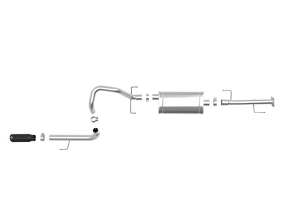 Mach Force-Xp 2-1/2 Inch 304 Stainless Steel Cat-Back Exhaust System w/ Tip Toyota 4Runner 10-24 V6-4.0L aFe Power-4