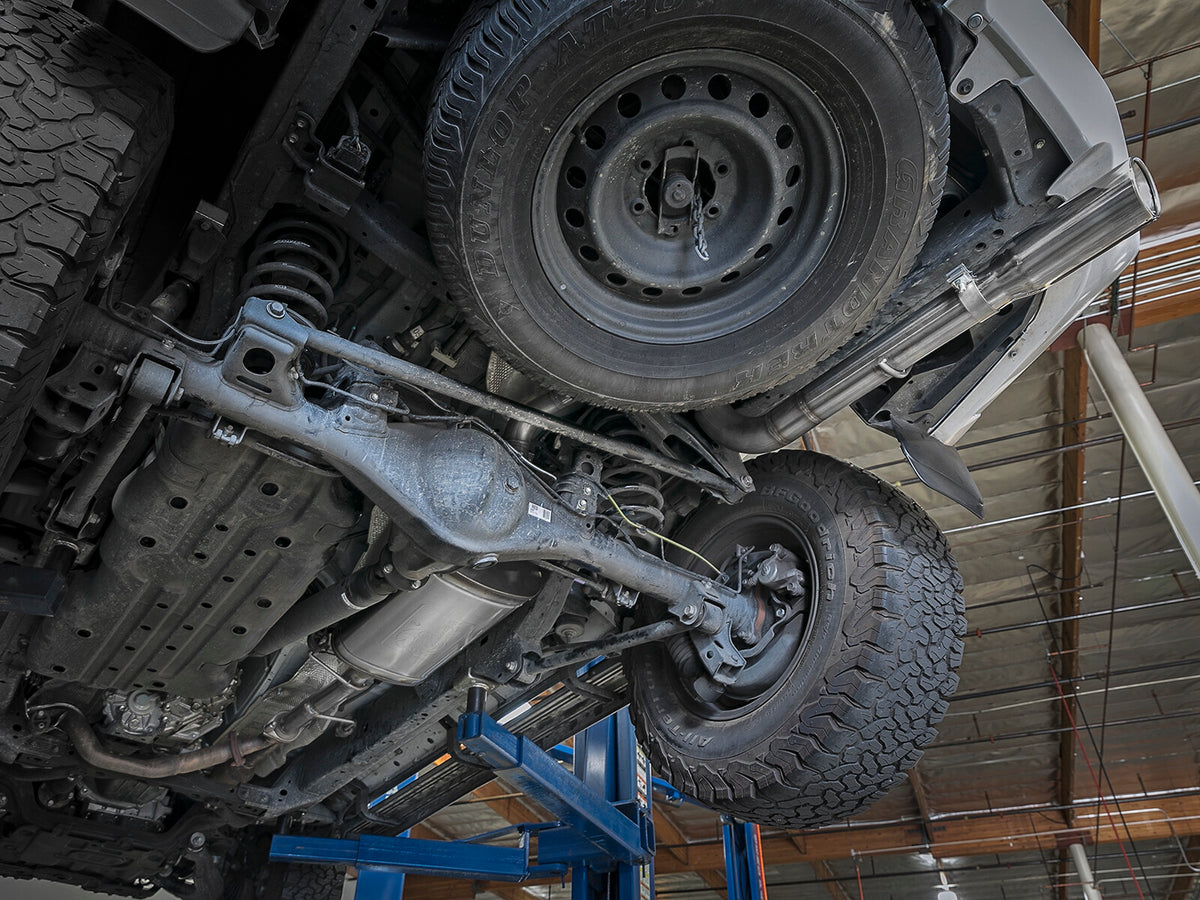 Mach Force-Xp 2-1/2 Inch 304 Stainless Steel Cat-Back Exhaust System w/ Tip Toyota 4Runner 10-24 V6-4.0L aFe Power-2