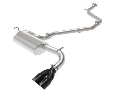 Takeda 2 Inch to 2-1/2 Inch 304 Stainless Steel Cat-Back Exhaust System w/ Tip Toyota C-Hr 18-22 L4-2.0L aFe Power-4