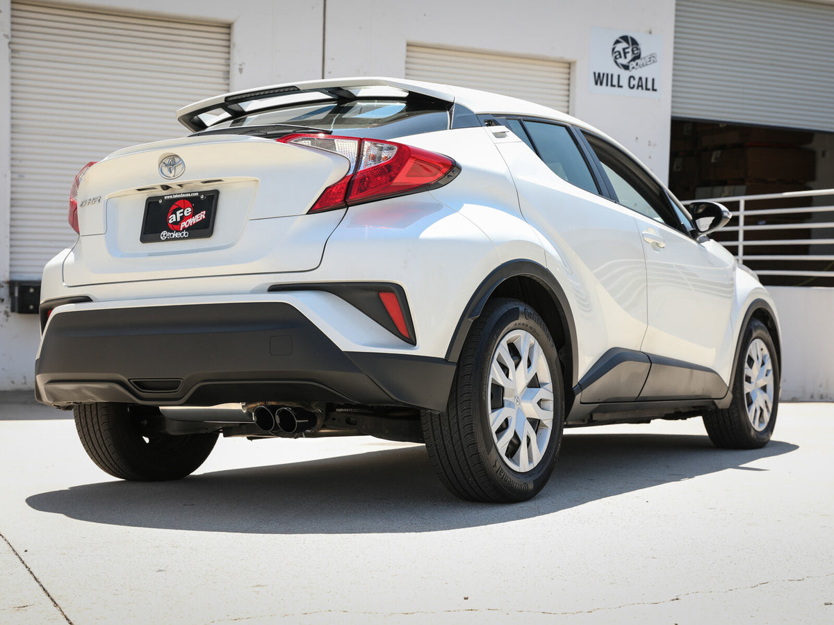 Takeda 2 Inch to 2-1/2 Inch 304 Stainless Steel Cat-Back Exhaust System w/ Tip Toyota C-Hr 18-22 L4-2.0L aFe Power-5