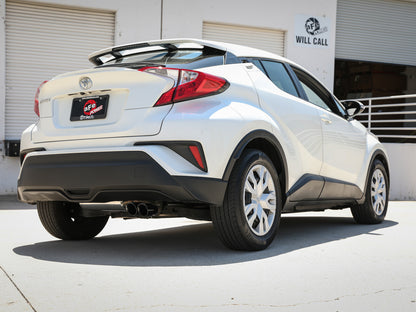 Takeda 2 Inch to 2-1/2 Inch 304 Stainless Steel Cat-Back Exhaust System w/ Tip Toyota C-Hr 18-22 L4-2.0L aFe Power-5