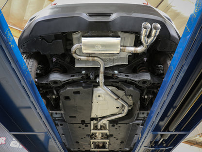 Takeda 2 Inch to 2-1/2 Inch 304 Stainless Steel Cat-Back Exhaust System w/ Tip Toyota C-Hr 18-22 L4-2.0L aFe Power-6