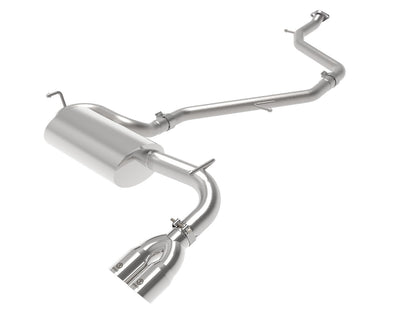 Takeda 2 Inch to 2-1/2 Inch 304 Stainless Steel Cat-Back Exhaust System w/ Tip Toyota C-Hr 18-22 L4-2.0L aFe Power