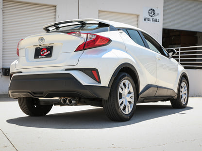 Takeda 2 Inch to 2-1/2 Inch 304 Stainless Steel Cat-Back Exhaust System w/ Tip Toyota C-Hr 18-22 L4-2.0L aFe Power-1