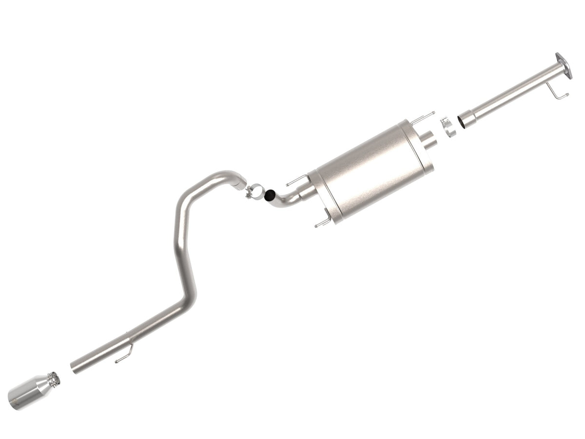 Mach Force-Xp Cat-Back 304 Stainlees Steel Exhaust System w/ Polished Tip Lexus GX460 10-23 V8-4.6L aFe Power-2