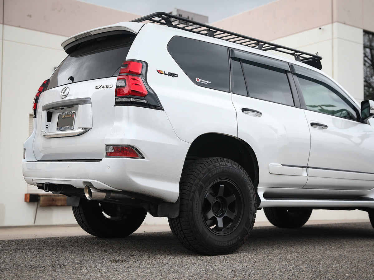 Mach Force-Xp Cat-Back 304 Stainlees Steel Exhaust System w/ Polished Tip Lexus GX460 10-23 V8-4.6L aFe Power-3