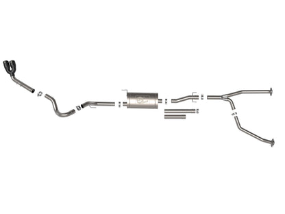 Vulcan Series 2-1/2 Inch to 3 Inch Stainless Steel Cat-Back Exhaust System Toyota Tundra 22-26 V6-3.4L (tt) aFe Power-4