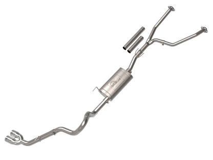 Vulcan Series 2-1/2 Inch to 3 Inch Stainless Steel Cat-Back Exhaust System Toyota Tundra 22-26 V6-3.4L (tt) aFe Power