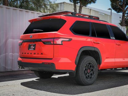 Vulcan Series 2-1/2 Inch to 3 Inch Stainless Steel Cat-Back Exhaust w/ Tip Toyota Sequoia 23-26 V6-3.4L (tt) aFe Power-2
