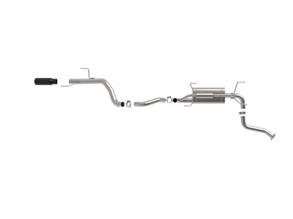 Vulcan Series 2-1/2 Inch Stainless Steel Cat-Back Exhaust w/ Tip Toyota Land Cruiser (J250) 24-26 L4-2.4L (t) aFe Power-6
