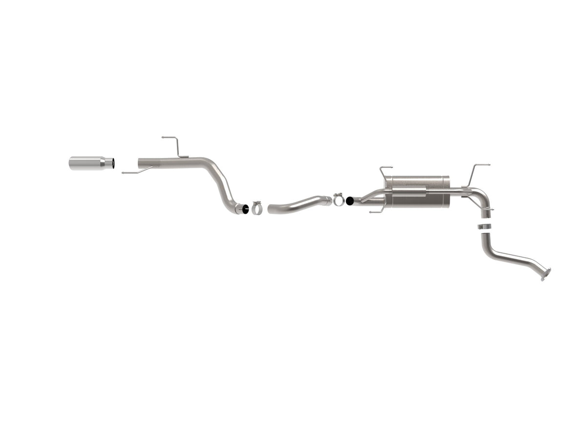 Vulcan Series 2-1/2 Inch Stainless Steel Cat-Back Exhaust w/ Tip Toyota 4Runner 25-26 L4-2.4L (t) aFe Power-2