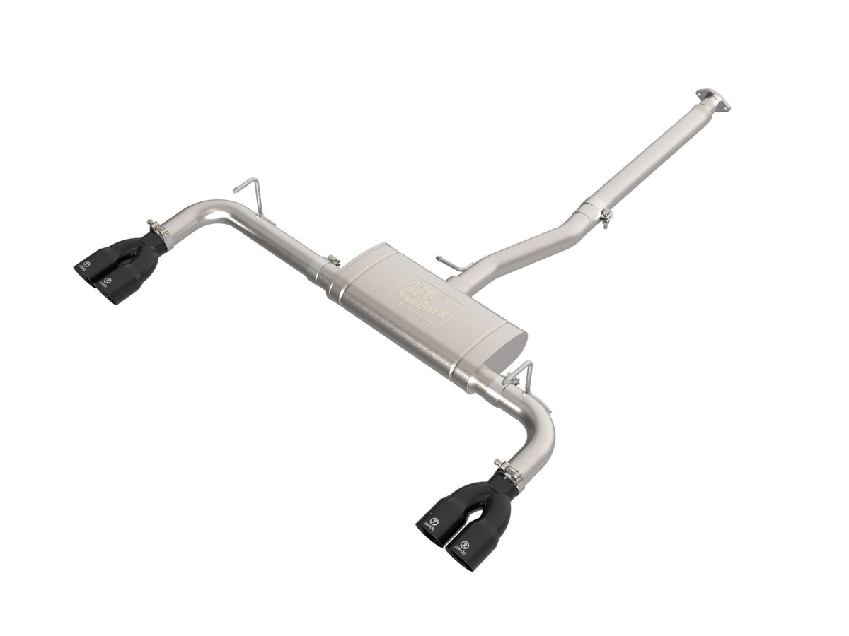 Takeda 2-1/2 Inch 304 Stainless Steel Cat-Back Exhaust System w/ Tip Lexus NX250 22-25 L4-2.5L aFe Power-2