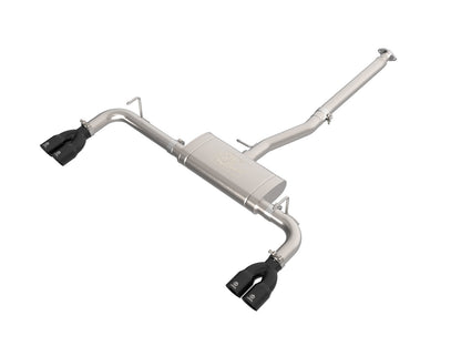 Takeda 2-1/2 Inch 304 Stainless Steel Cat-Back Exhaust System w/ Tip Lexus NX250 22-25 L4-2.5L aFe Power-2