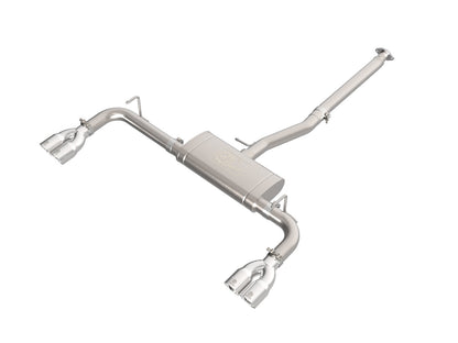 Takeda 2-1/2 Inch 304 Stainless Steel Cat-Back Exhaust System w/ Tip Lexus NX250 22-25 L4-2.5L aFe Power