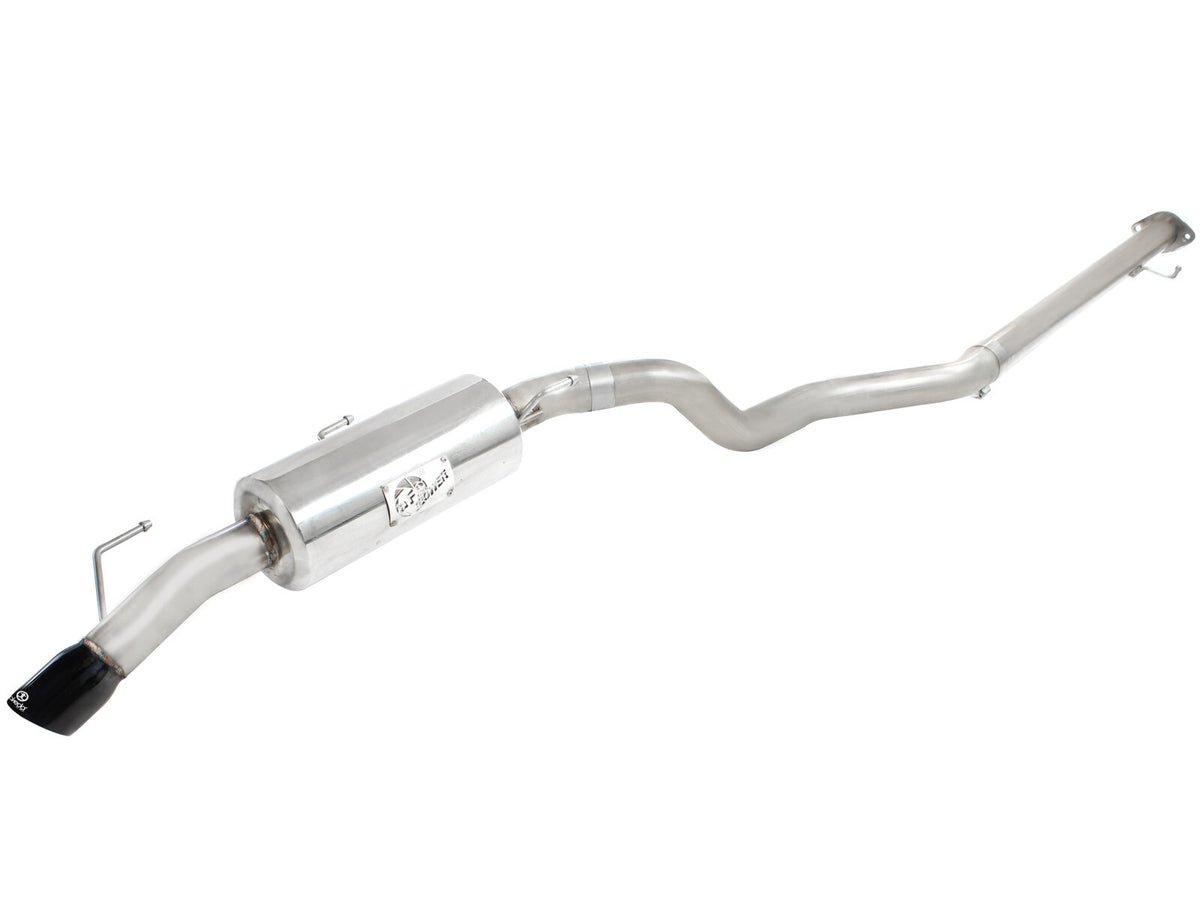 Takeda 2-1/2 Inch 304 Stainless Steel Cat-Back Exhaust System w/ Tip Nissan Juke 11-14 L4-1.6L (t) aFe Power-6