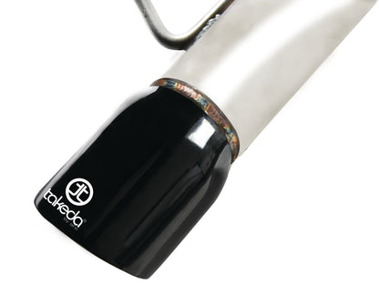 Takeda 2-1/2 Inch 304 Stainless Steel Cat-Back Exhaust System w/ Tip Nissan Juke 11-14 L4-1.6L (t) aFe Power-8