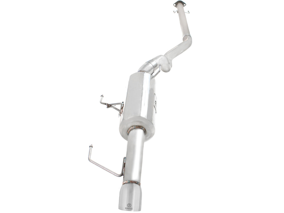 Takeda 2-1/2 Inch 304 Stainless Steel Cat-Back Exhaust System w/ Tip Nissan Juke 11-14 L4-1.6L (t) aFe Power-1