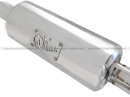 Takeda 2-1/2 Inch 304 Stainless Steel Cat-Back Exhaust System w/ Tip Nissan Juke 11-14 L4-1.6L (t) aFe Power-3