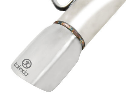 Takeda 2-1/2 Inch 304 Stainless Steel Cat-Back Exhaust System w/ Tip Nissan Juke 11-14 L4-1.6L (t) aFe Power-4