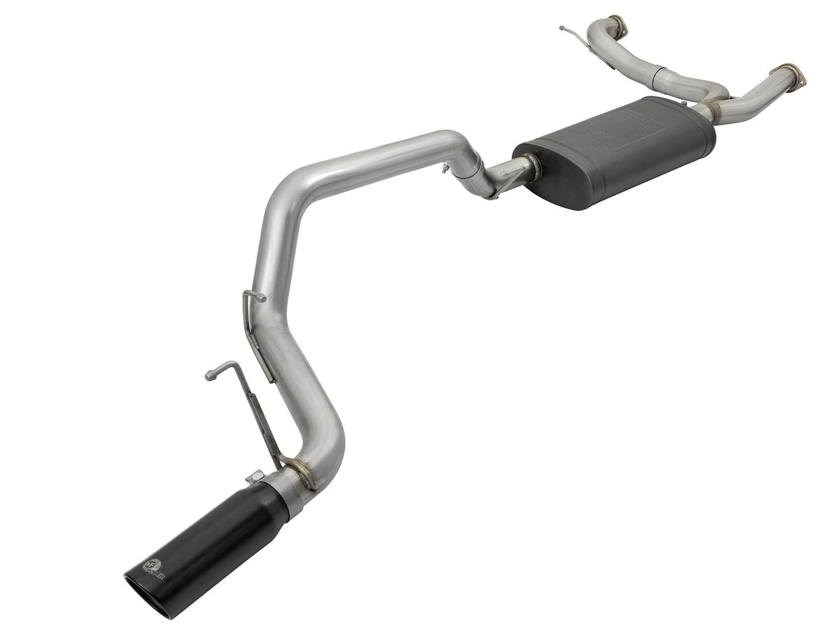 Mach Force Xp 3 Cat-Back 304 Stainless Steel Exhaust System w/ Tip Nissan Patrol (Y62) 10-19 V8-5.6L (400 hp) VK56VD aFe Power-1