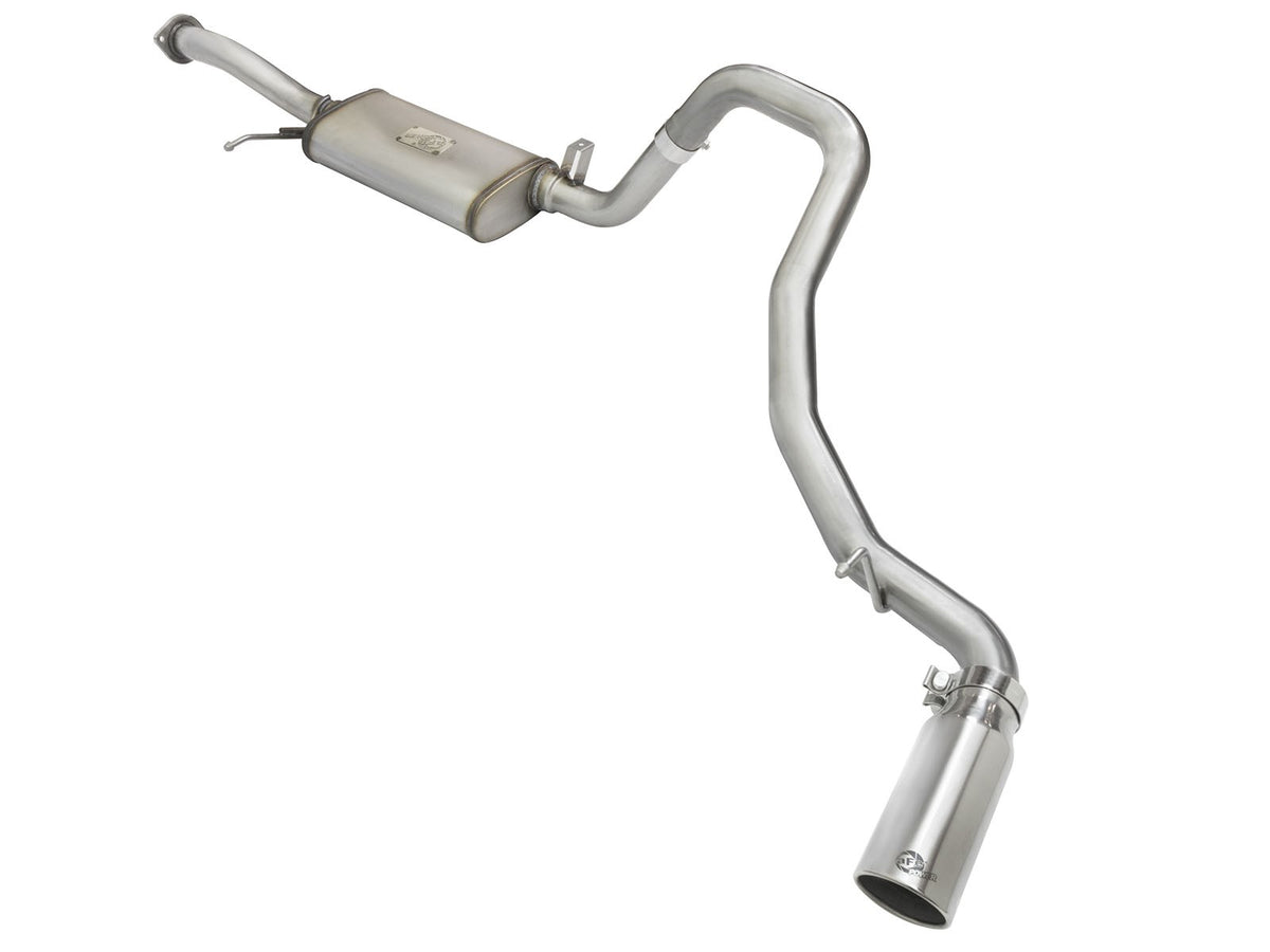 Mach Force-Xp 2-1/2 Inch 304 Stainless Steel Cat-Back Exhaust System w/ Tip Nissan Patrol (Y61) 01-19 L6-4.8L aFe Power