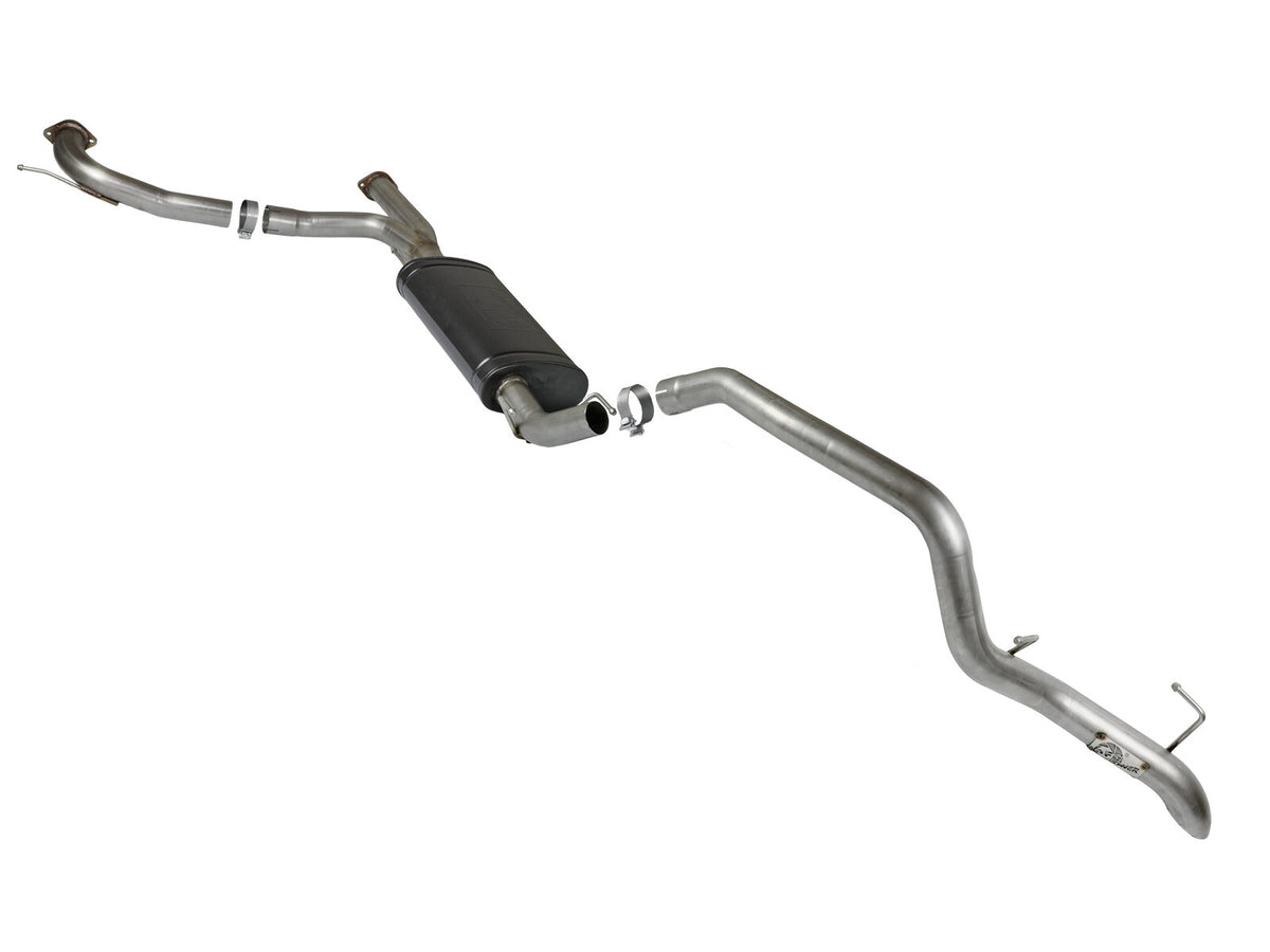 Mach Force-Xp 3 Inch 304 Stainless Steel Cat-Back Hi-Tuck Exhaust System Nissan Patrol (Y62) 10-19 V8-5.6L (400 hp) VK56VD aFe Power-4