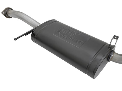 Mach Force-Xp 304 Stainless Steel Cat-Back Exhaust System w/Tip Nissan Patrol (Y61) 01-19 L6-4.8L aFe Power-2