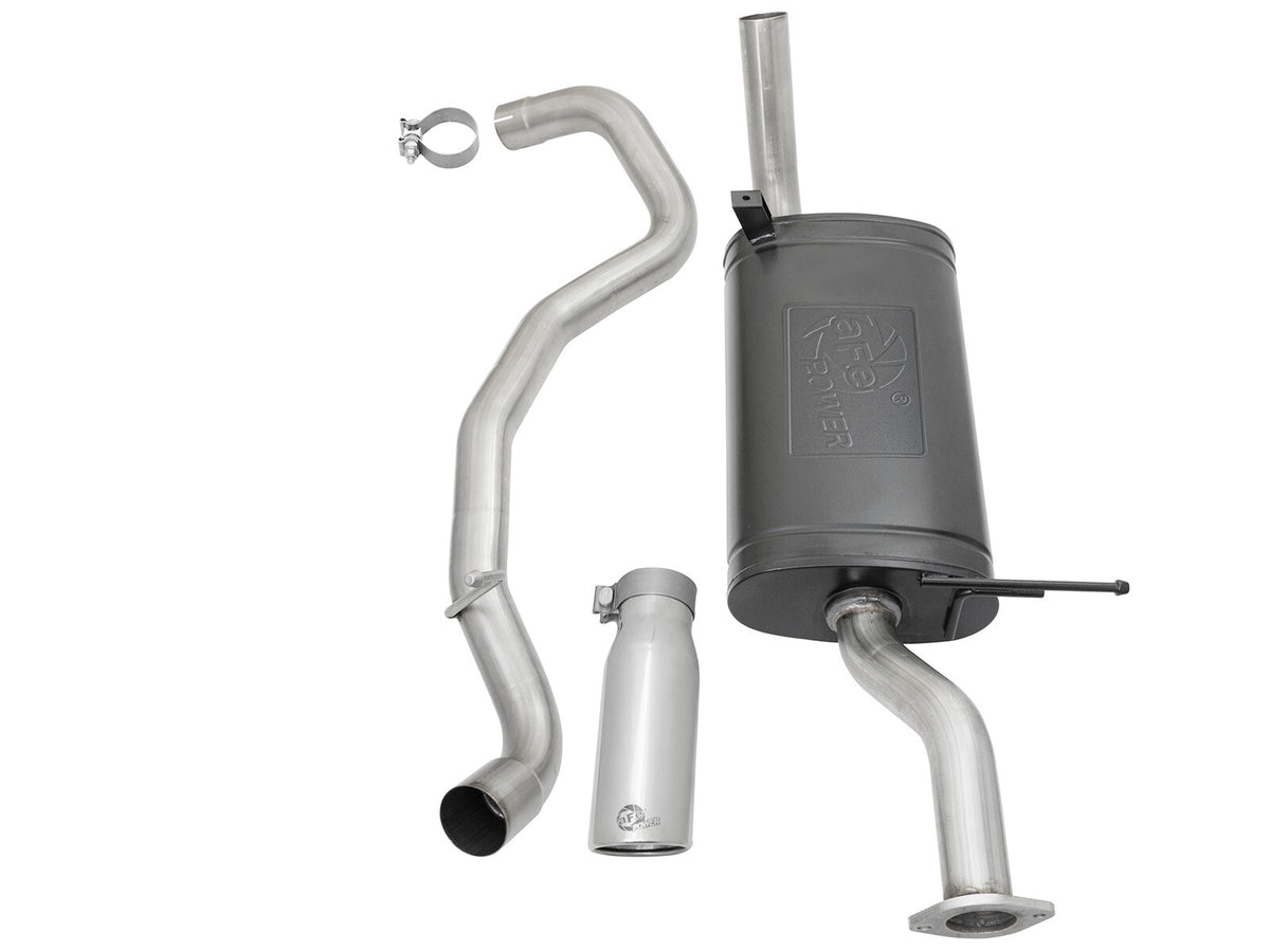 Mach Force-Xp 304 Stainless Steel Cat-Back Exhaust System w/Tip Nissan Patrol (Y61) 01-19 L6-4.8L aFe Power-5