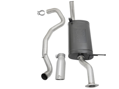Mach Force-Xp 304 Stainless Steel Cat-Back Exhaust System w/Tip Nissan Patrol (Y61) 01-19 L6-4.8L aFe Power-5