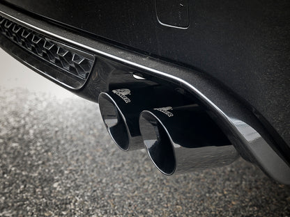 Mach Force-Xp 3-1/2 Inch 304 Stainless Steel Cat-Back Exhaust System w/ Black Tip BMW X5 M (F85) / X6 M (F86) 15-19 V8-4.4L (tt) S63 aFe Power-4