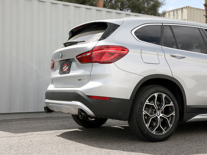 Mach Force-Xp 3 to 2-1/2 Inch Stainless Steel Axle-Back Exhaust w/ Tip BMW X1 (F48) 15-22 L4-2.0L (t) aFe Power-9