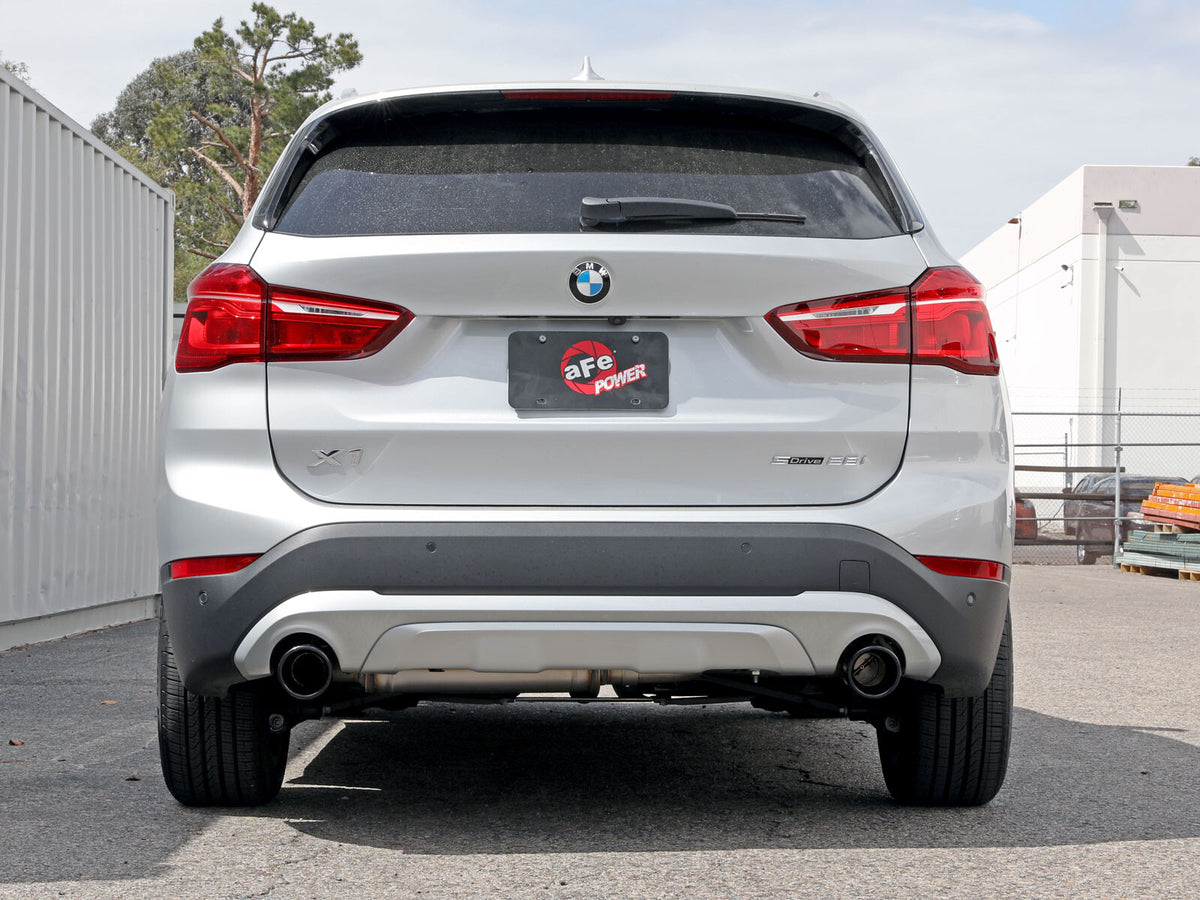 Mach Force-Xp 3 to 2-1/2 Inch Stainless Steel Axle-Back Exhaust w/ Tip BMW X1 (F48) 15-22 L4-2.0L (t) aFe Power-10
