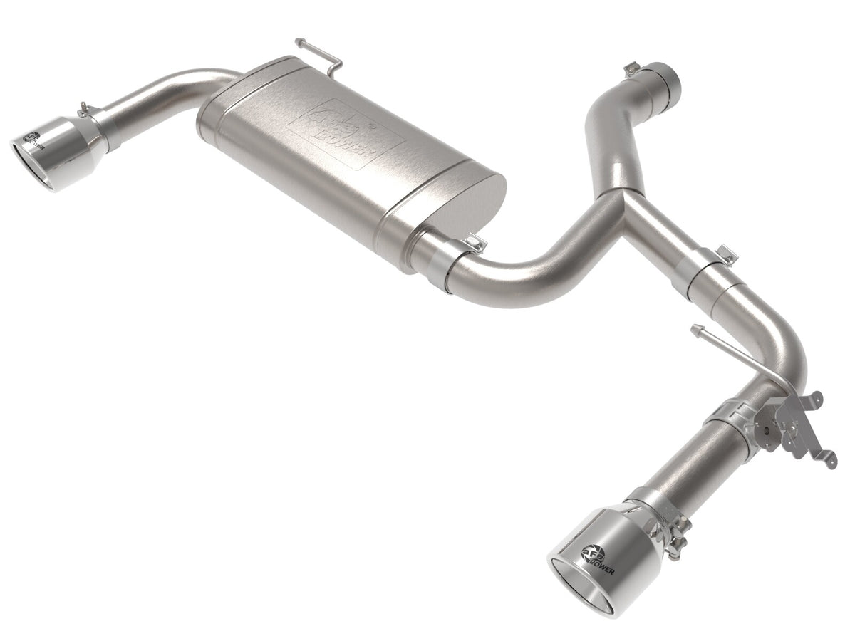 Mach Force-Xp 3 to 2-1/2 Inch Stainless Steel Axle-Back Exhaust w/ Tip BMW X1 (F48) 15-22 L4-2.0L (t) aFe Power